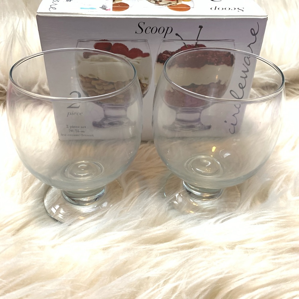 2 pc. Circle ware scoop ice cream or dessert set. - Picture 5 of 8